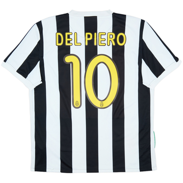 2009-10 Juventus Home Shirt Del Piero #10 - 8/10 - (L)