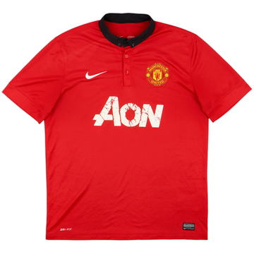 2013-14 Manchester United Home Shirt - 4/10 - (L)