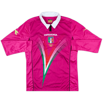 2011-12 Italy Diadora Referee L/S Shirt - 9/10 - (S)