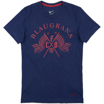 2012-13 Barcelona Nike Cotton Tee - 9/10 - (M)