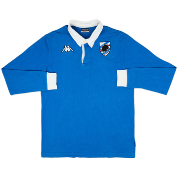 2005-06 Sampdoria Kappa L/S Polo Shirt - 8/10 - (S)