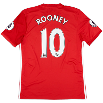 2016-17 Manchester United Home Shirt Rooney #10 - 6/10 - (M)
