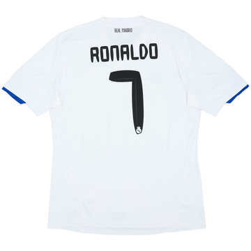 2010-11 Real Madrid Home Shirt Ronaldo #7 - 6/10 - (XL)