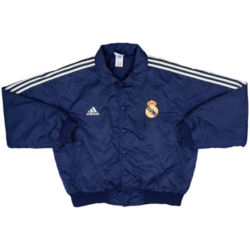 1999-00 Real Madrid adidas Padded Coach Jacket - 8/10 - (L)