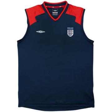 2006-08 England Umbro Training Vest - 9/10 - (L)