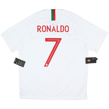 2018-19 Portugal Away Shirt Ronaldo #7 (XL)