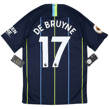 2018-19 Manchester City Away Shirt De Bruyne #17 (S)