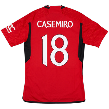 2023-24 Manchester United Home Shirt Casemiro #18 (S)