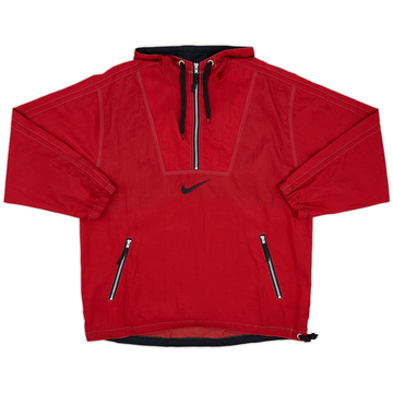 1996-97 South Korea Nike 1/2 Zip Hooded Drill Top - 9/10 - (S)