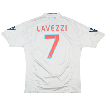 2009-10 Napoli Away Shirt Lavezzi #7 - 9/10 - (XL)