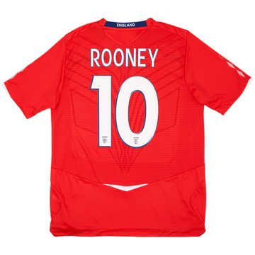 2008-10 England Away Shirt Rooney #10 (L)