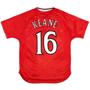 1999-00 Manchester United 'CL Winners' Shirt Keane #16 - 8/10 - (L)