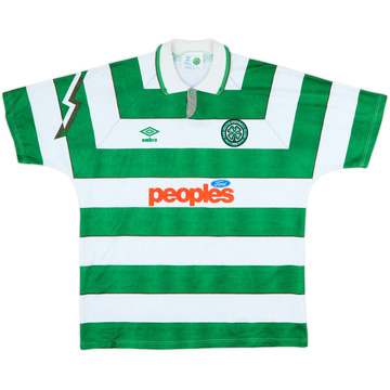 1991-92 Celtic Home Shirt - 9/10 - (XXL)
