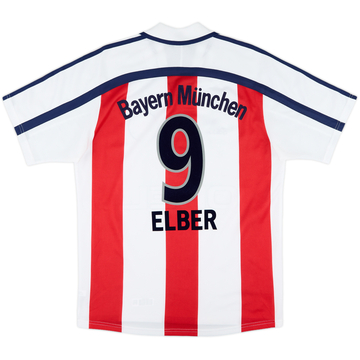 2000-01 Bayern Munich Away Shirt Elber #9 - 7/10 - (S)