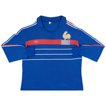 1984-85 France Home L/S Shirt - 6/10 - (L)
