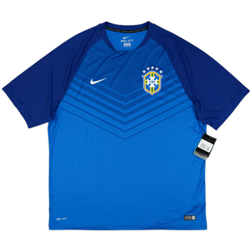 2014 Brazil Nike Training Shirt (XXL)