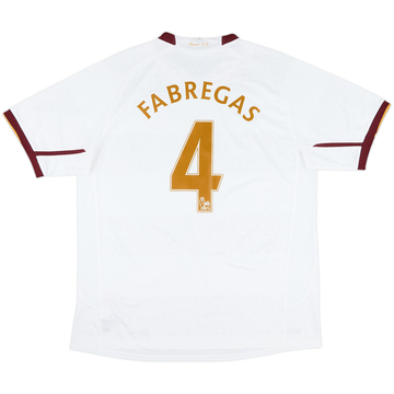 2007-08 Arsenal Away Shirt Fabregas #4 - 5/10 - (L)
