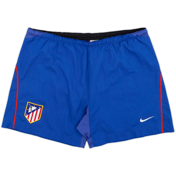 2004-05 Atletico Madrid Home Shorts - 9/10 - (M)
