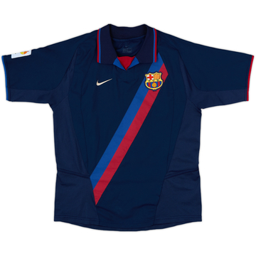 2002-03 Barcelona Away Shirt - 8/10 - (XL.Boys)