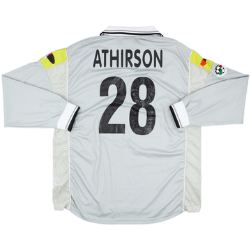 2000-01 Juventus Match Issue Third L/S Shirt Athirson #28