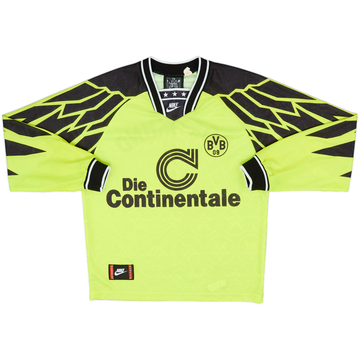 1994-95 Borussia Dortmund Home L/S Shirt - 9/10 - (S)
