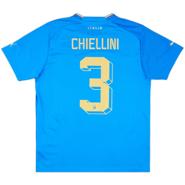 2022-23 Italy Home Shirt Chiellini #3 - 10/10 - (L)