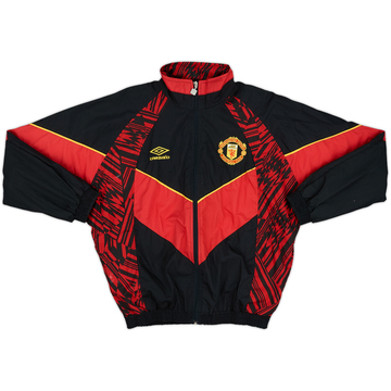 1992-93 Manchester United Umbro Track Jacket - 8/10 - (S)