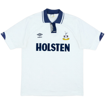 1991-93 Tottenham Home Shirt - 9/10 - (M)