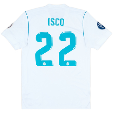 2017-18 Real Madrid Home Shirt Isco #22 - 8/10 - (M)
