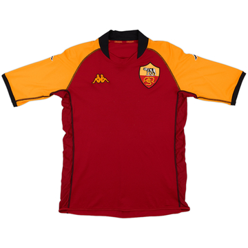 2002-03 Roma European Home Shirt - 8/10 - (L)