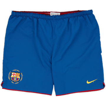 2007-08 Barcelona Home Shorts - 8/10 - (M)