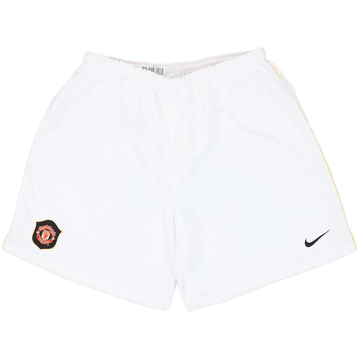2006-07 Manchester United Home Shorts - 8/10 - (XL)