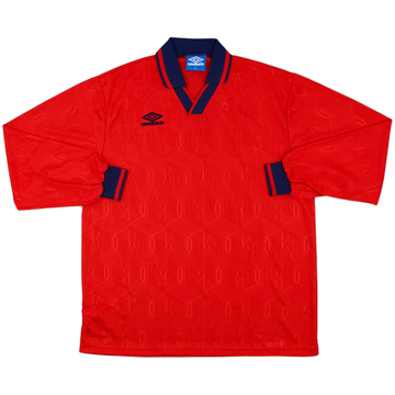 1990s Umbro Template L/S Shirt - 10/10 - (XL)