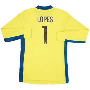 2020-21 Lyon GK Shirt Lopes #1 - 9/10 - (M)