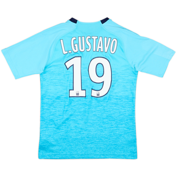 2018-19 Olympique Marseille Third Shirt L. Gustavo #19 - 9/10 - (S)
