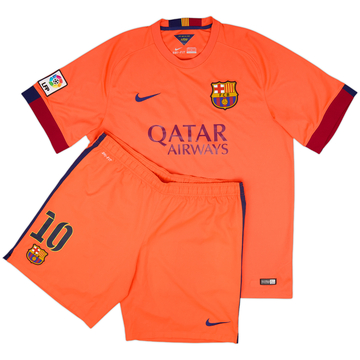 2014-15 Barcelona Away Shirt & Shorts Messi #10 - 9/10 - (XL)