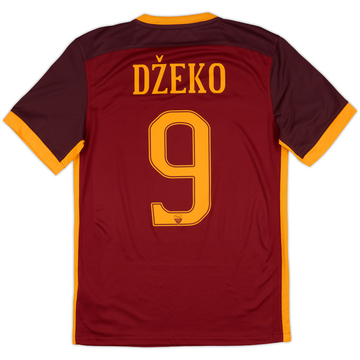2015-16 Roma Home Shirt Dzeko #9 - 10/10 - (S)
