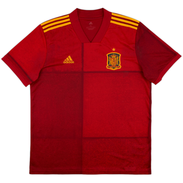 2020-21 Spain Home Shirt - 8/10 - (XL)