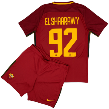 2017-18 Roma Authentic Home Shirt & Shorts El Shaarawy #92 - 10/10 - (M)