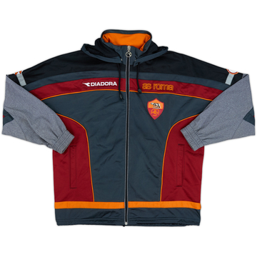 1999-00 Roma Diadora Hooded Track Jacket - 8/10 - (XL)
