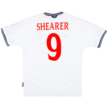 1999-01 England Home Shirt Shearer #9 - 7/10 - (L)