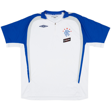 2006-07 Rangers Umbro 1/4 Zip Polo Shirt - 9/10 - (L)