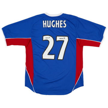 2001-02 Rangers Home Shirt Hughes #27 - 7/10 - (M)