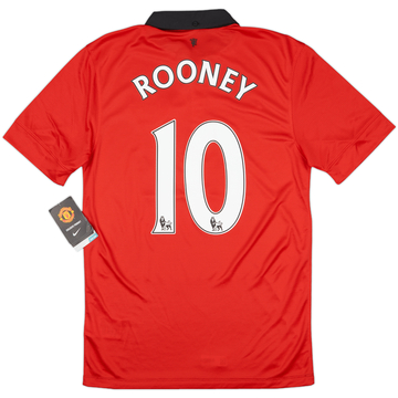 2013-14 Manchester United Home Shirt Rooney #10 (S)