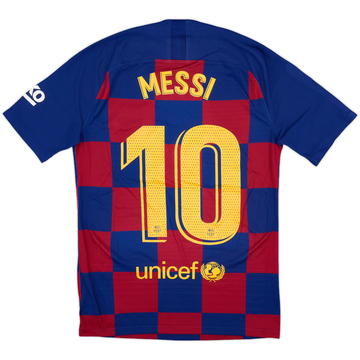 2019-20 Barcelona Authentic Home Shirt Messi #10 - 9/10 - (S)