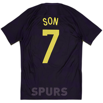 2017-18 Tottenham Authentic Third Shirt Son #7 - 10/10 - (M)