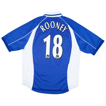 2000-02 Everton Home Shirt Rooney #18 - 7/10 - (XXL)
