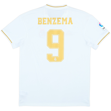 2019-20 Real Madrid Home Shirt Benzema #9 (L)