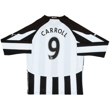 2010-11 Newcastle Home L/S Shirt Carroll #9 - 8/10 - (L)