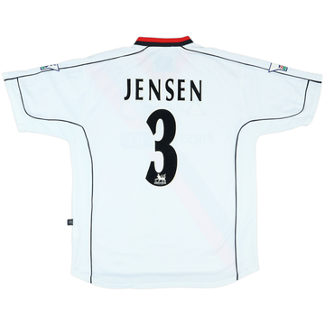 2002-03 Manchester City Match Issue Away Shirt Jensen #3